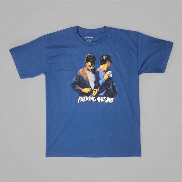 arv elite resident FUCKING AWESOME BROTHERS TEE BARBOUR BLUE | FUCKING AWESOME Tees
