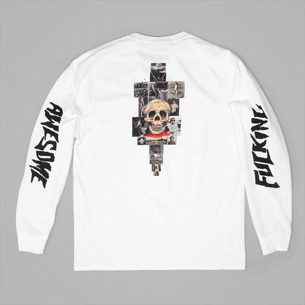 FUCKING AWESOME KB COLLAGE LS TEE WHITE 