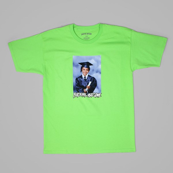 FUCKING AWESOME KEVIN CLASS PHOTO TEE LIME 