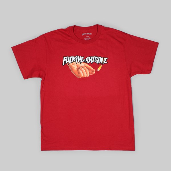 FUCKING AWESOME PYRO SS T-SHIRT RED