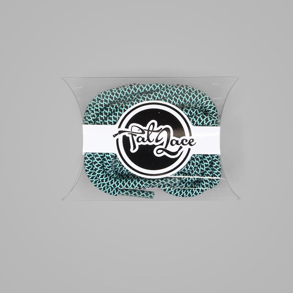 Fat Lace After Eight Rope Laces Mint Black - 125cm