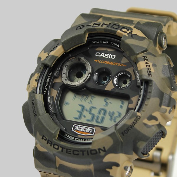G Shock Watch GD-120CM-5ER Camo Green | G-SHOCK Watches