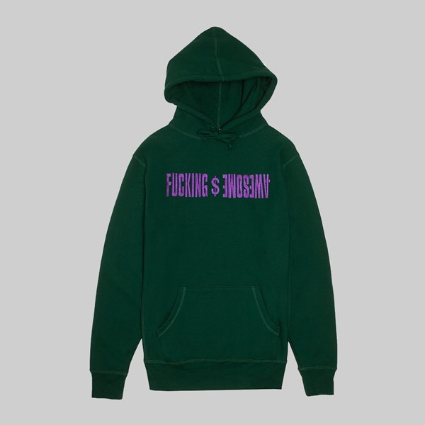 FUCKING AWESOME GDP EMBROIDERED HOODIE GREEN 