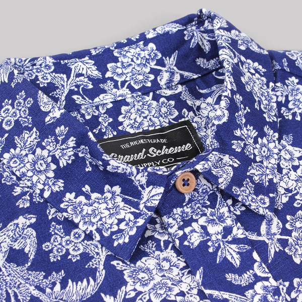 GRAND SCHEME PORCELAIN LS SHIRT BLUE | Grand Scheme Shirts