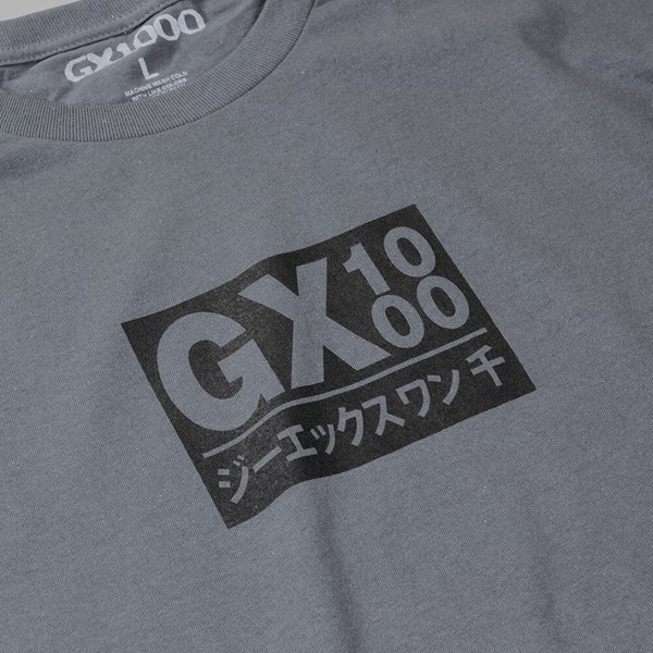 GX1000 JAPAN LONG SLEEVE TEE CHARCOAL 