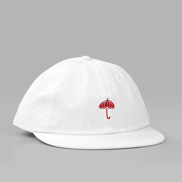 HELAS CAPS CLASSIC CAP WHITE (RED LOGO) 