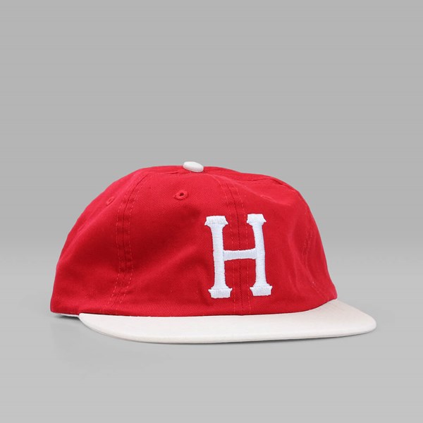 HUF CLASSIC H 6 PANEL CAP RED NATURAL 