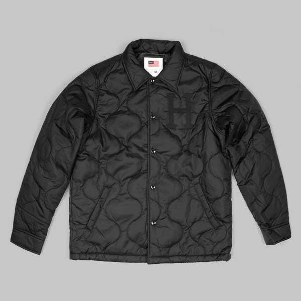 HUF QUILTED COACHES JACKET BLACK-SAX BLUE | HUF Jackets