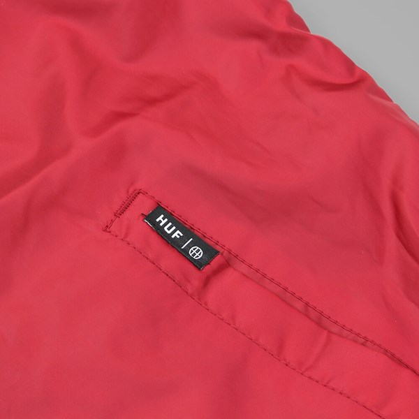 HUF RECRUIT COACHES JACKET RED