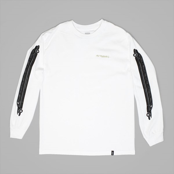 HUF STRETCH LIMO LONG SLEEVE T-SHIRT WHITE 
