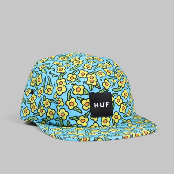 HUF X KROOKED FLOWERS VOLLEY CAP PEACOCK