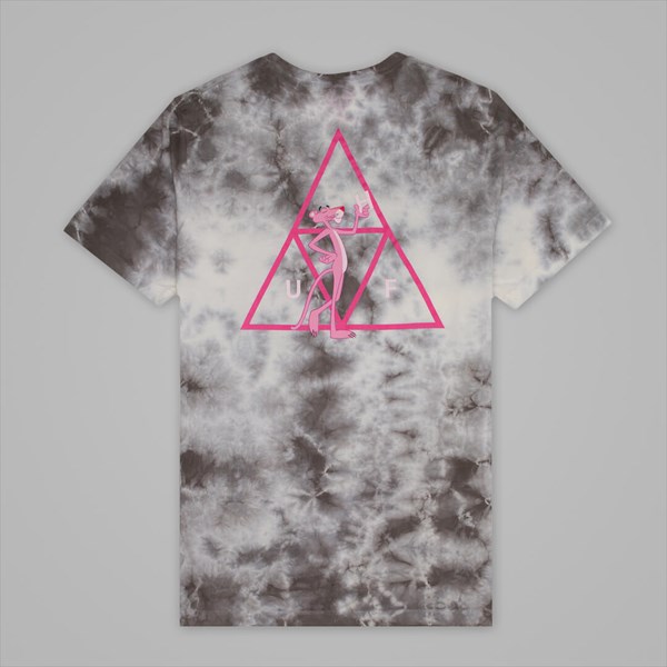 HUF X PINK PANTHER TRIPLE TRIANGLE TEE CRYSTAL WASH 