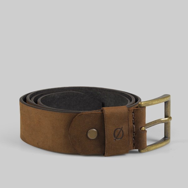 Kjore Project Square Leather Belt 110cm Brown 