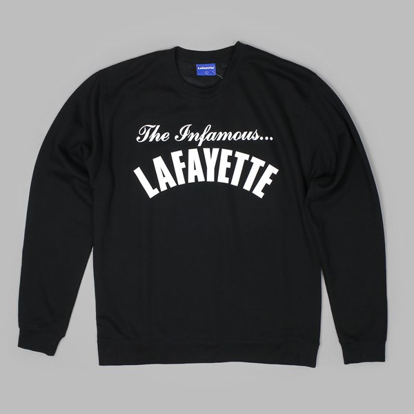 Lafayette Infamous Crewneck Sweatshirt Black 
