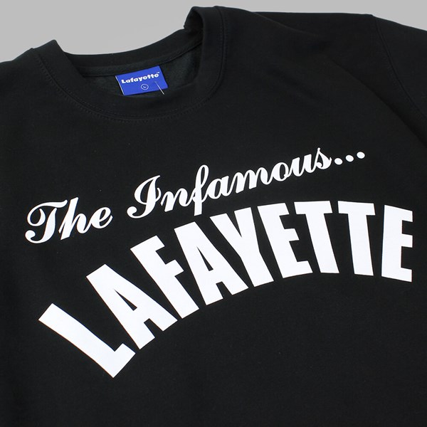 Lafayette Infamous Crewneck Sweatshirt Black 