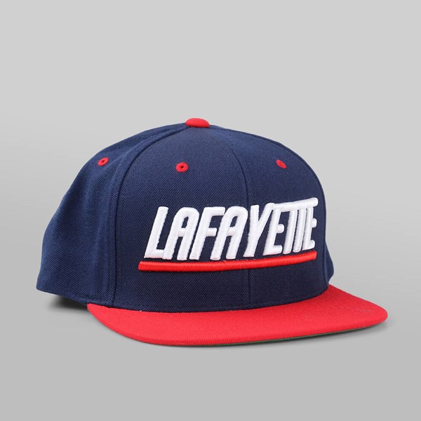 Lafayette Sports Logo Snapback Cap Navy 