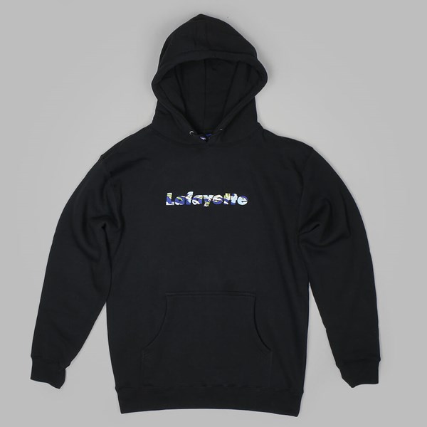 Lafayette Tiger Stripe Logo PO Sweatshirt Black  