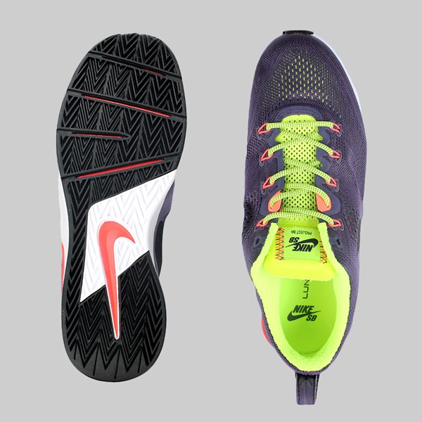 Nike SB Project BA R/R Trainers Dark Raisin Black Volt | NIKE ...