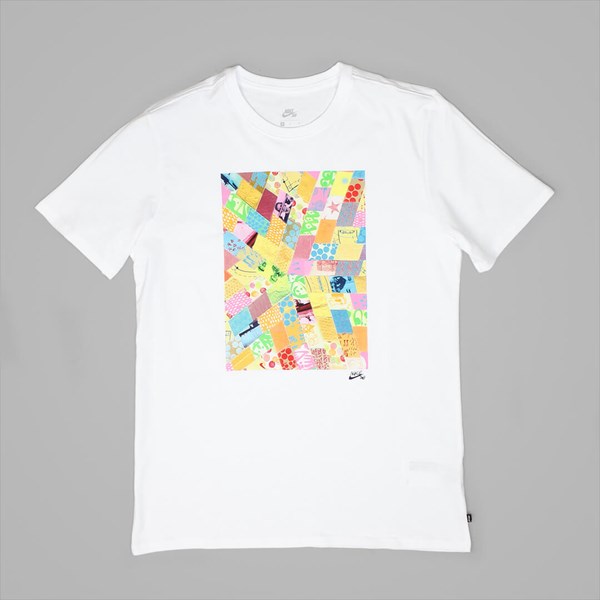 NIKE SB X THOMAS CAMPBELL 'QUILT PACK' TEE WHITE 