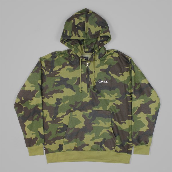 OBEY ENNET ANORAK PULLOVER JACKET CAMO 