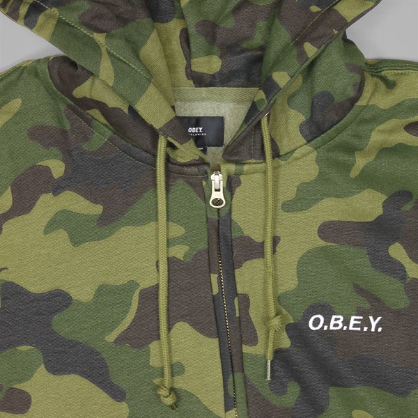 OBEY ENNET ANORAK PULLOVER JACKET CAMO 