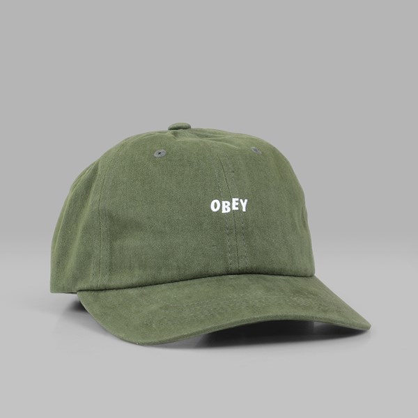 OBEY JUMBLE BAR III 6 PANEL HAT ARMY | Obey Caps