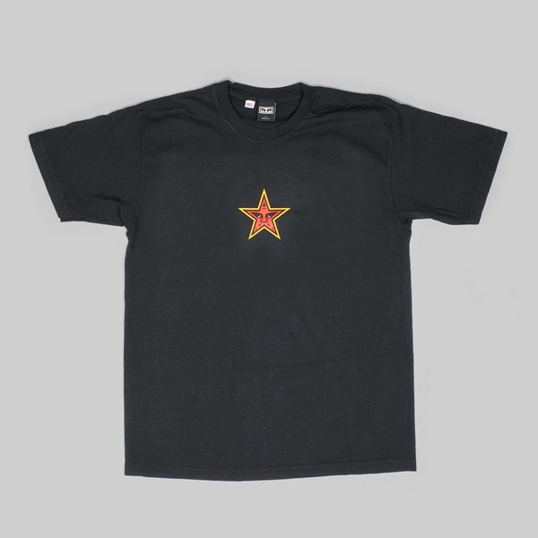 OBEY STAR FACE SS T-SHIRT OFF BLACK 