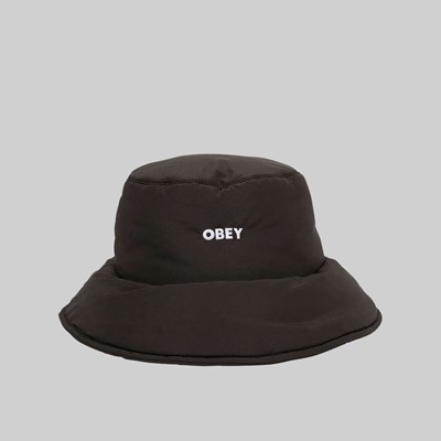 OBEY INSULATED BUCKET HAT BLACK 