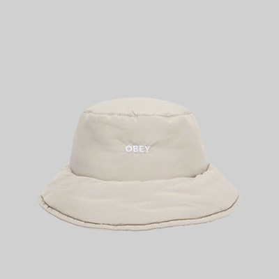 OBEY INSULATED BUCKET HAT SILVER GREY 