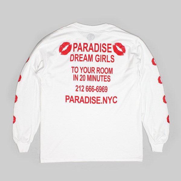 PARADISE NYC DREAM GIRLS LS T-SHIRT WHITE 