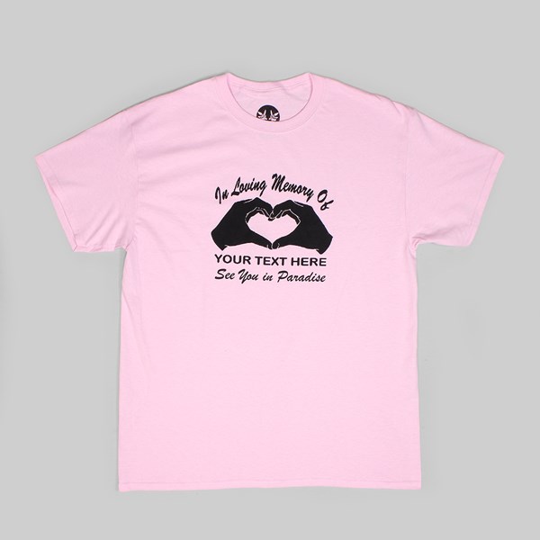 PARADISE NYC IN LOVING MEMORY SS TEE PINK 