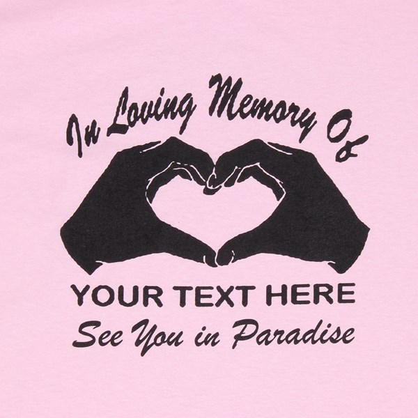 PARADISE NYC IN LOVING MEMORY SS TEE PINK 