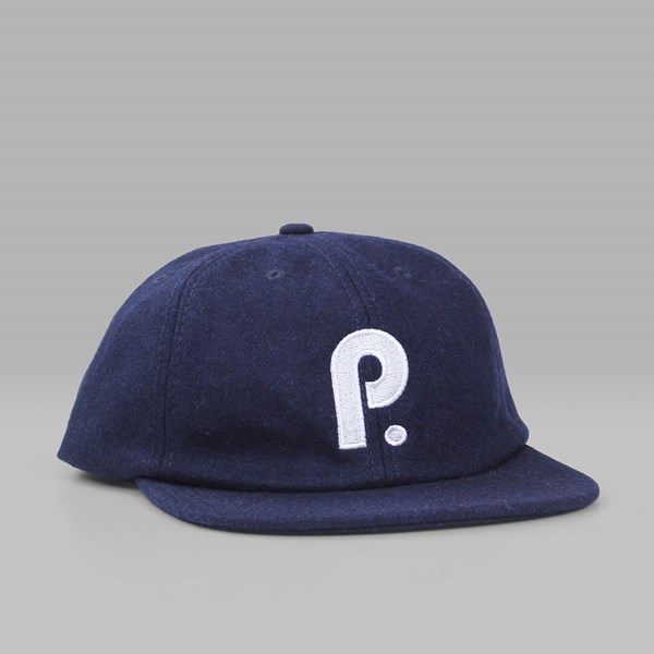 PATERSON LEAGUE BRUSHED WOOL CLUB CAP NAVY 