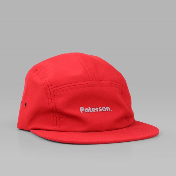 PATERSON LEAGUE ENOC 5 PANEL CAP TRUE RED 
