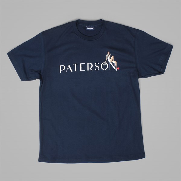 PATERSON LEAGUE PIN UP T-SHIRT NAVY 