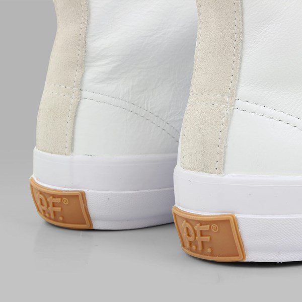 PF FLYERS CENTER HI ATHLETIC LEATHER WHITE 