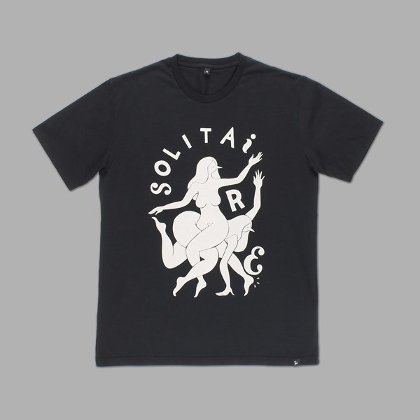 BY PARRA SOLITAIRE TEE BLACK 