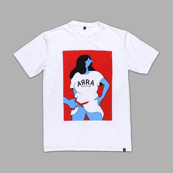 BY PARRA FANCLUB TEE WHITE 