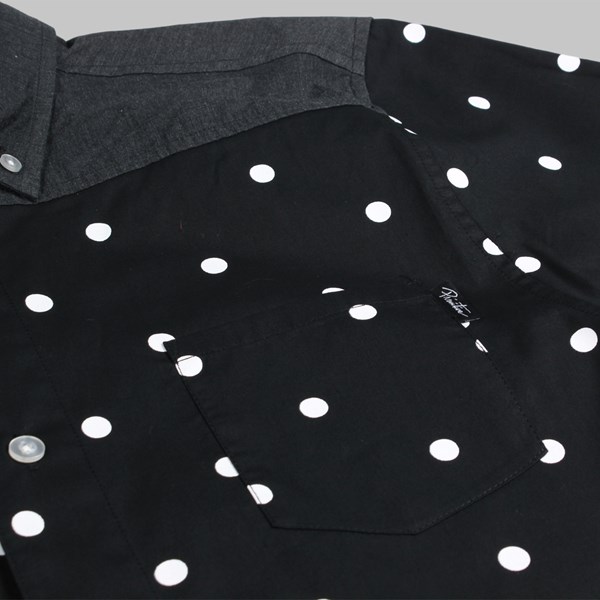 Primitive Dots Short Sleeve Shirt Black 