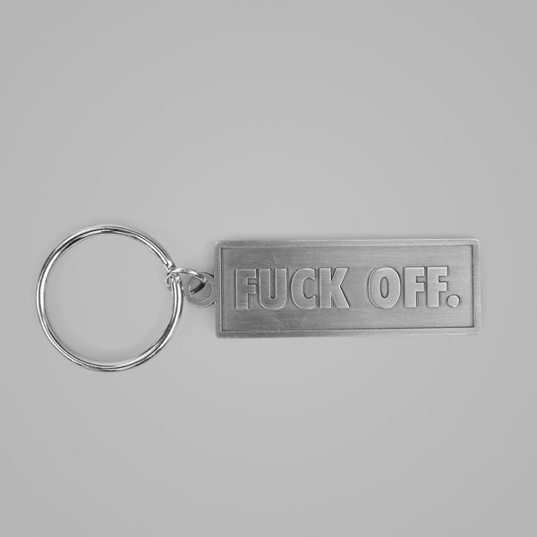 RAISED BY WOLVES F**K OFF KEYCHAIN 