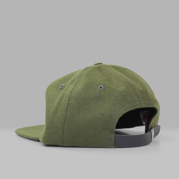 RAISED BY WOLVES RAISED 6 PANEL CAP OLIVE 