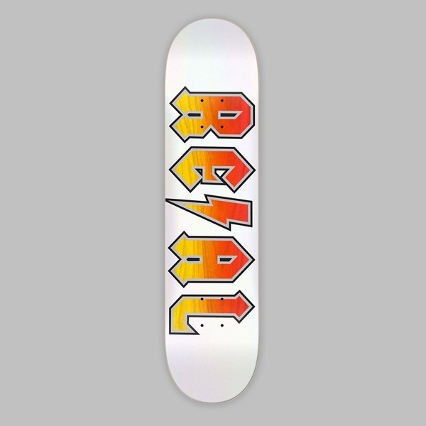 REAL DEEDS 'WHITE OUT' TEAM DECK 8.5" 