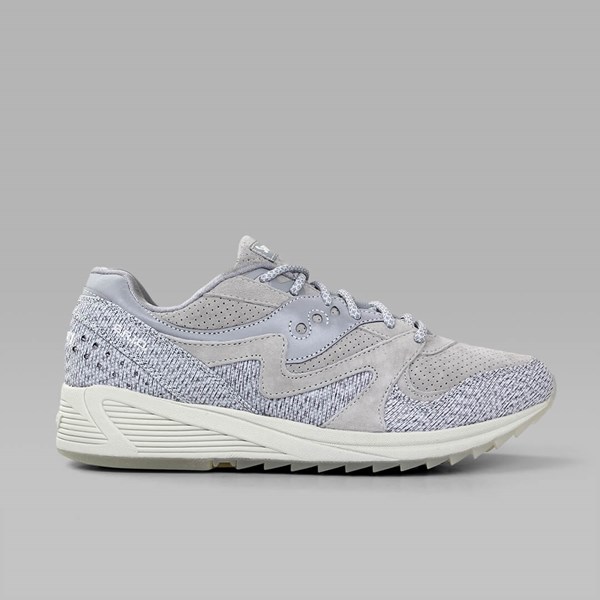 SAUCONY GRID 8000 CL 'DIRTY SNOW II' WHITE BLACK 