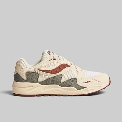 SAUCONY GRID SHADOW 2 SAND BROWN	