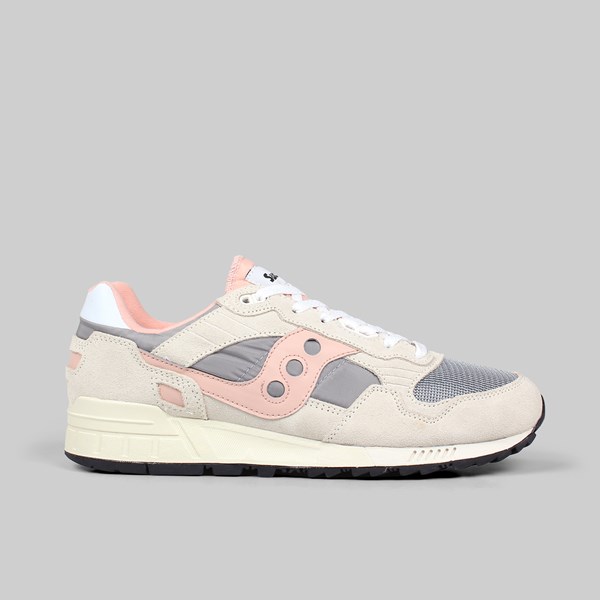 SAUCONY SHADOW 5000 VINTAGE OFF WHITE GREY PINK 