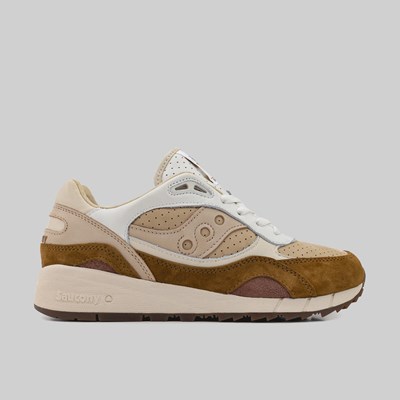SAUCONY SHADOW 6000 'COFFEE PACK' WHITE BROWN 
