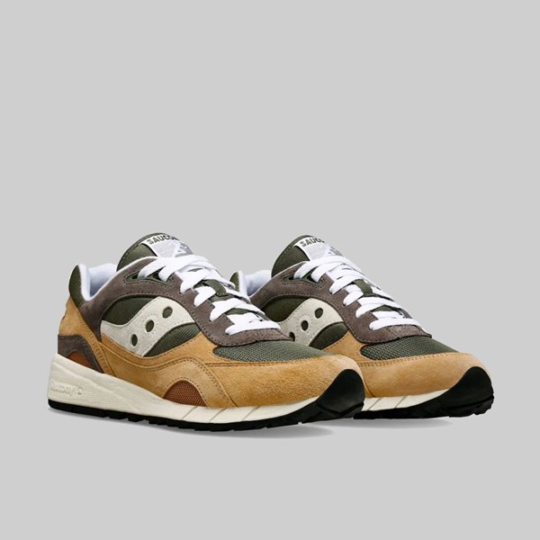 SAUCONY SHADOW 6000 GREEN BROWN 