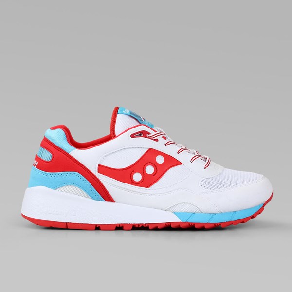 SAUCONY SHADOW 6000 'TOOTHPASTE' PACK WHITE RED | SAUCONY ORIGINALS Footwear