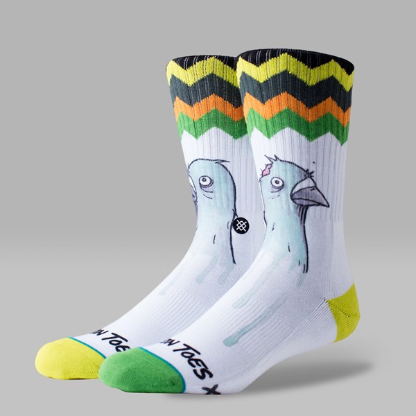 STANCE PIGEON TOES SOCKS WHITE 