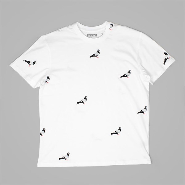 STAPLE PIGEON ALL OVER PIGEON T-SHIRT WHITE 